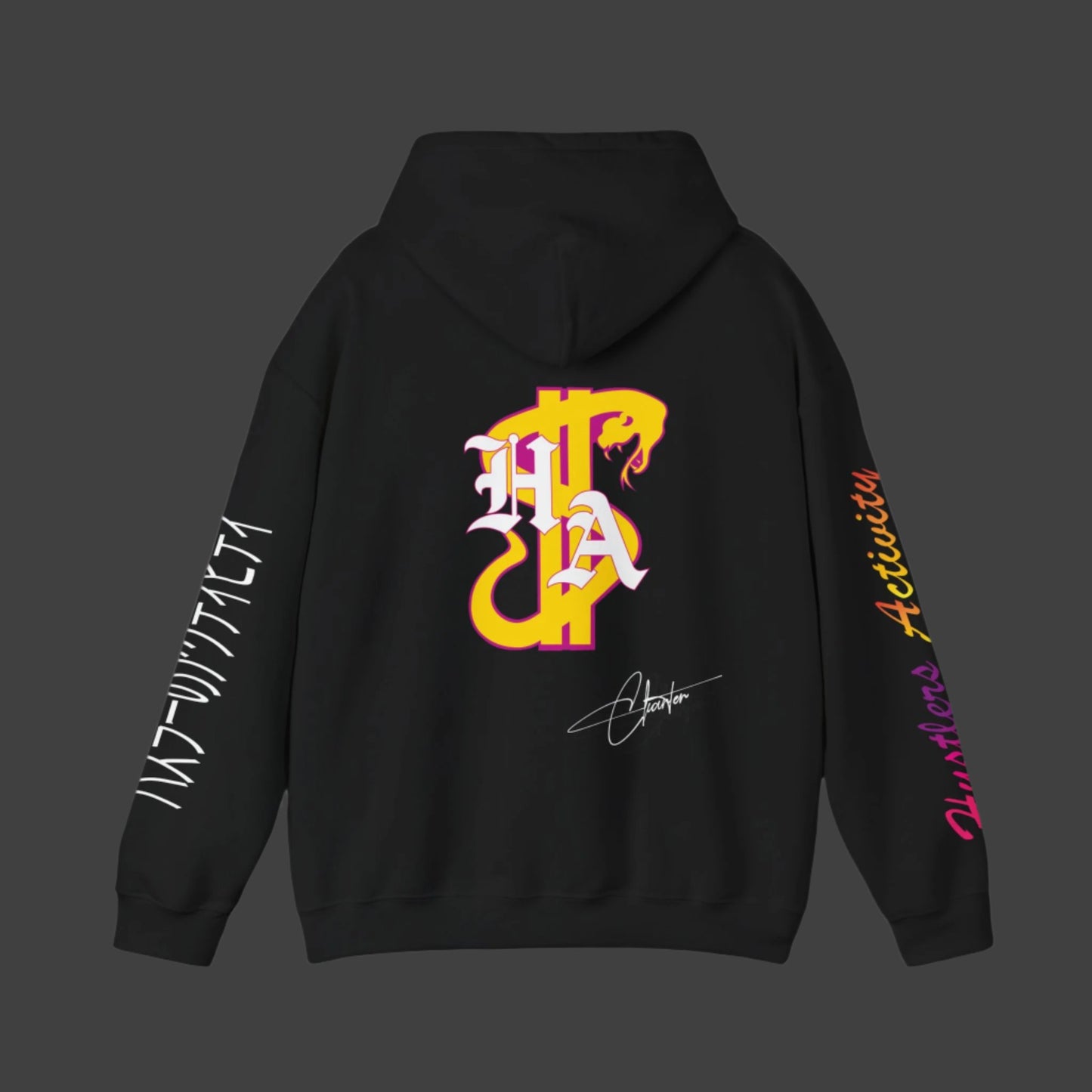 LIMITED EDITION Hustler's Activity "Tokyo Lights" Designer Signature Hoodie
